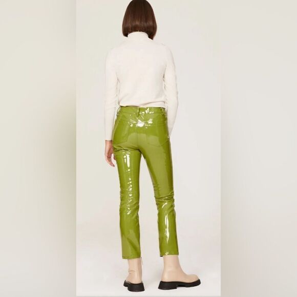 Simon Miller Faux Leather Pants Green Size 29 - Picture 3 of 7